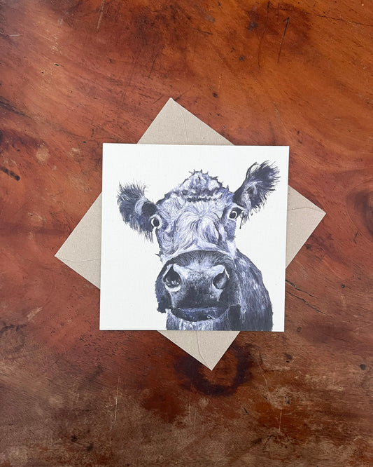 Cow Greetings Card