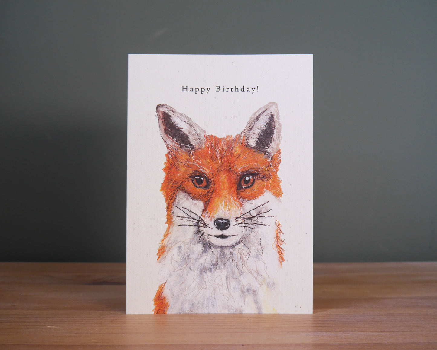 Fox Happy Birthday Card