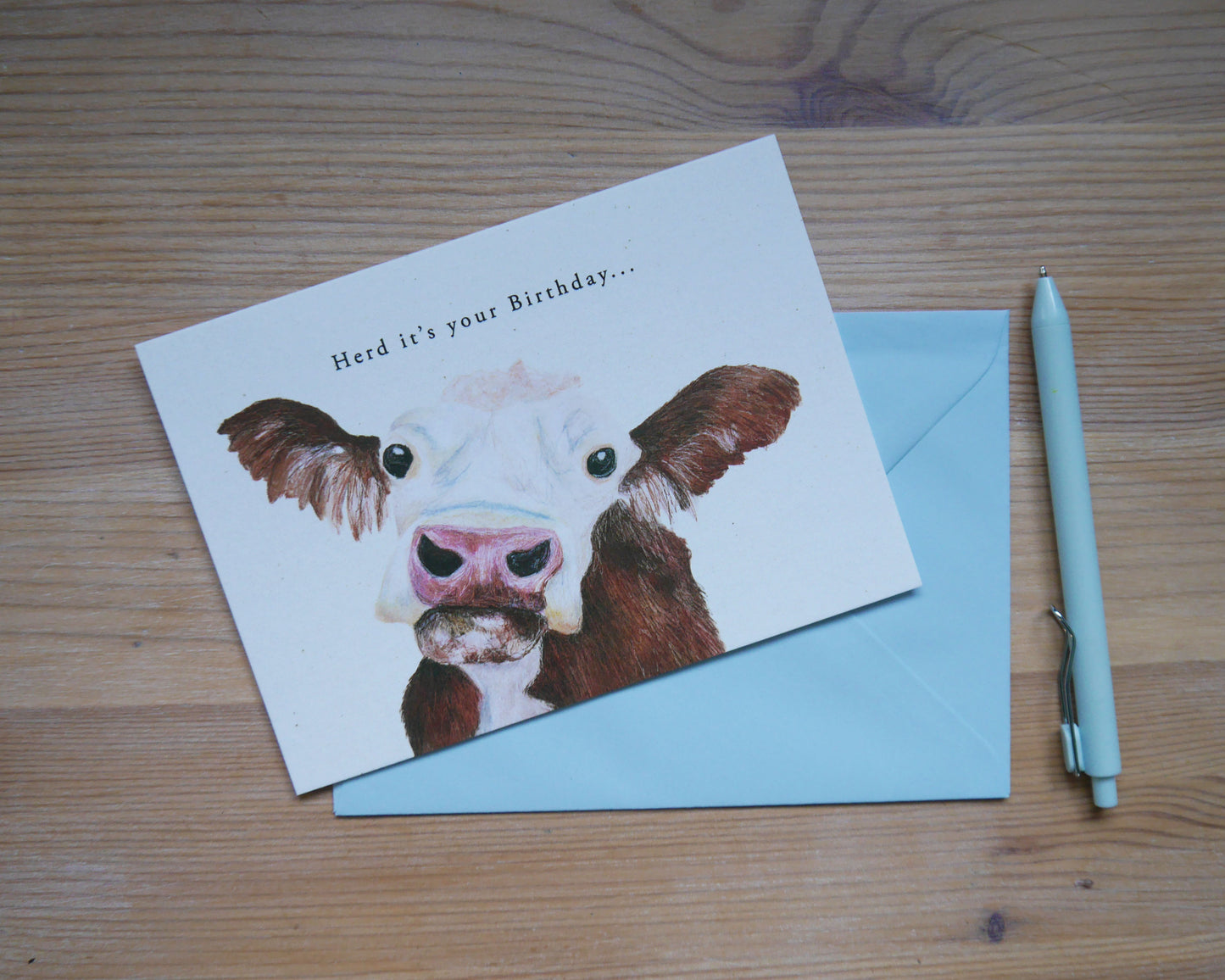 Herd It's Your Birthday Cow Greetings Card