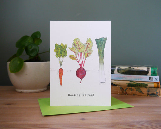 Rooting for You Greetings Card