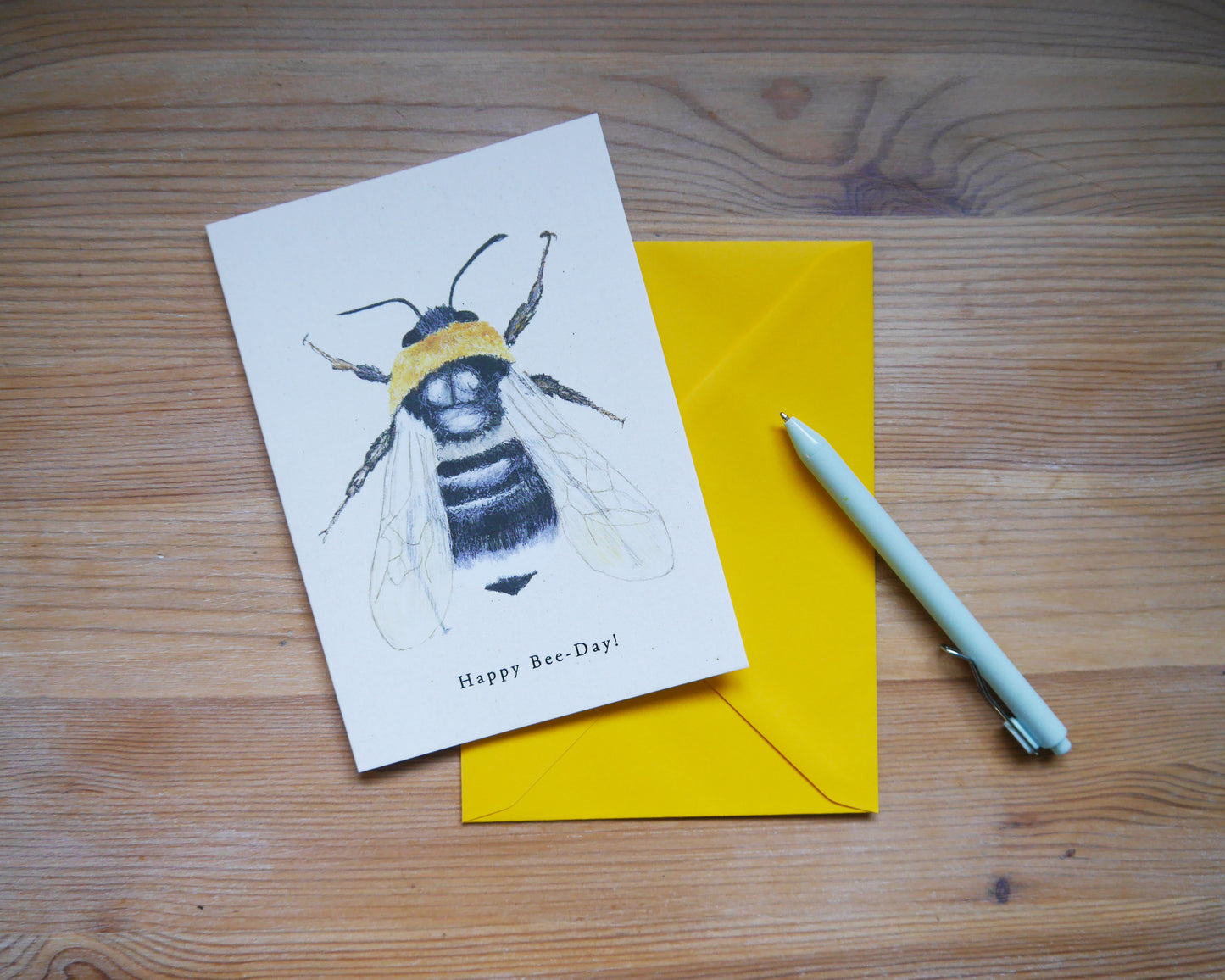 Happy Bee-Day Greetings Card