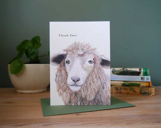 Thank Ewe Sheep Card