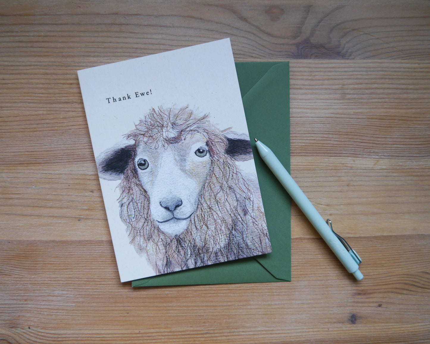 Thank Ewe Sheep Card