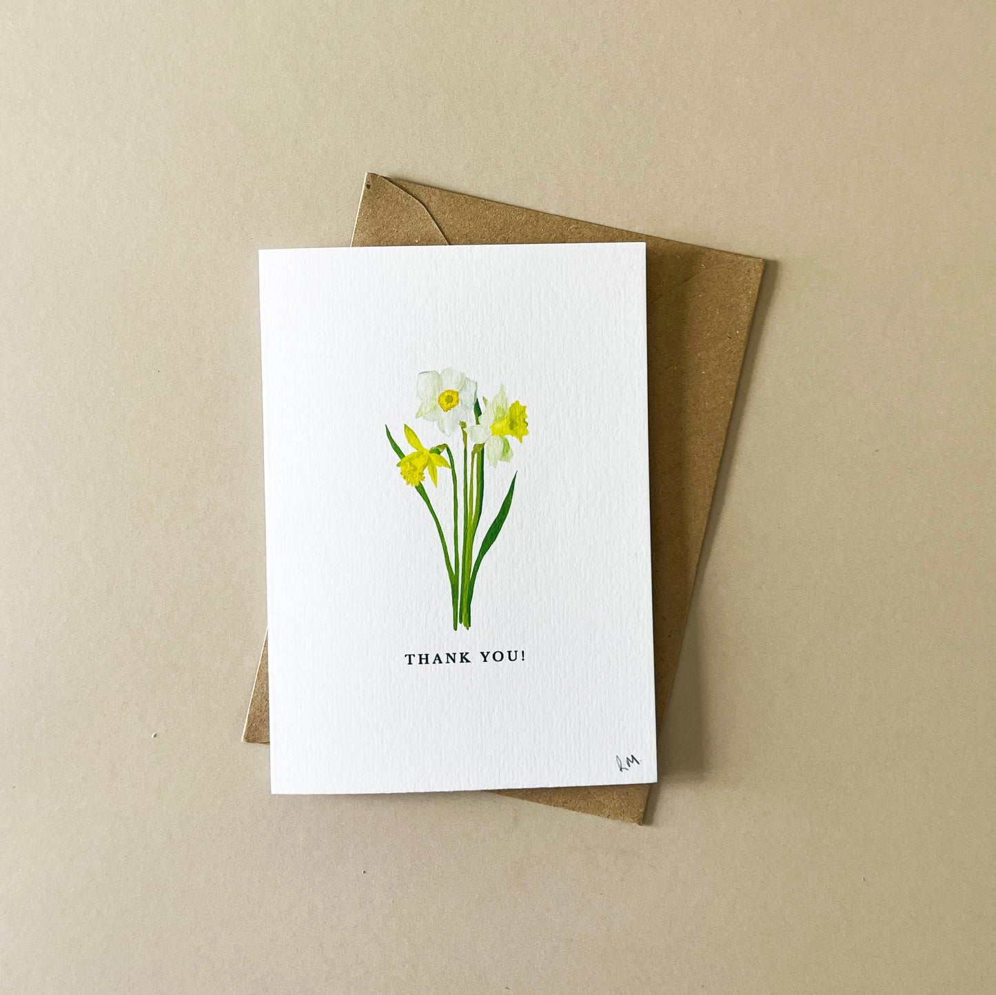 Floral Thank You Greetings Cards