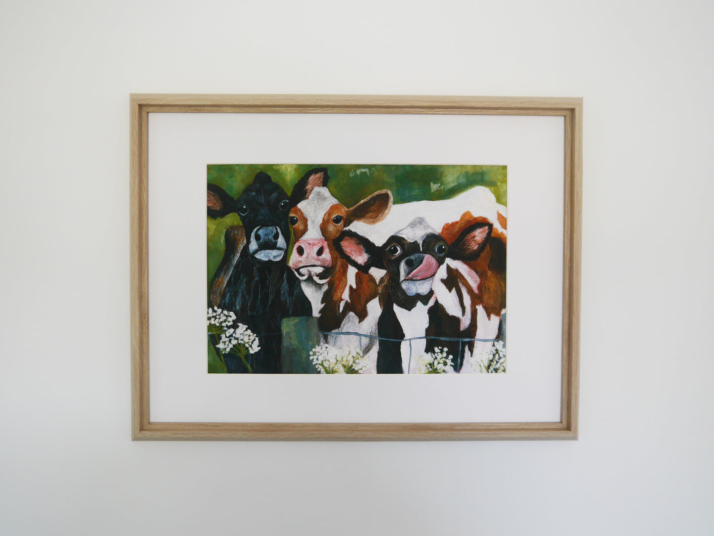 Cow Herd Art Print