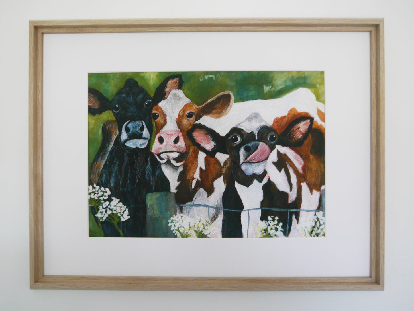 Cow Herd Art Print