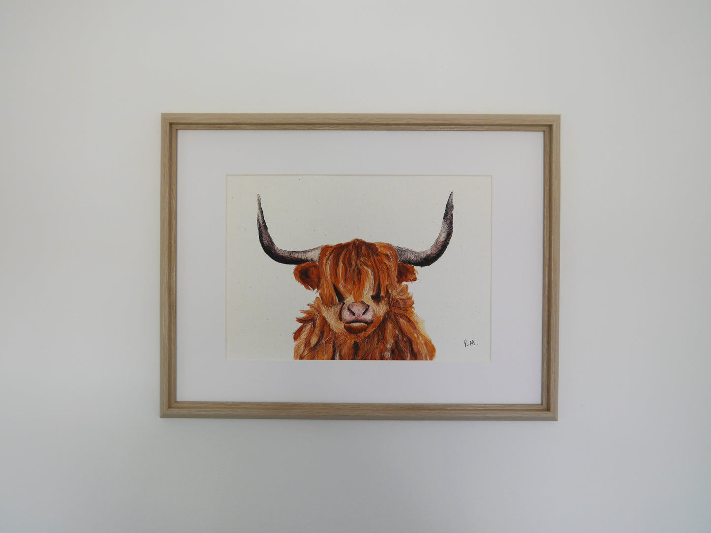 Highland Cow Art Print