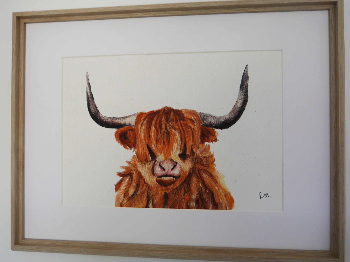 Highland Cow Art Print