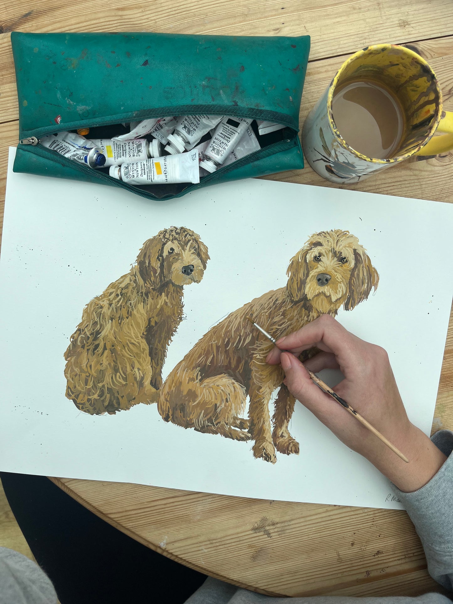 Custom Pet Portrait Painting Book Consultation