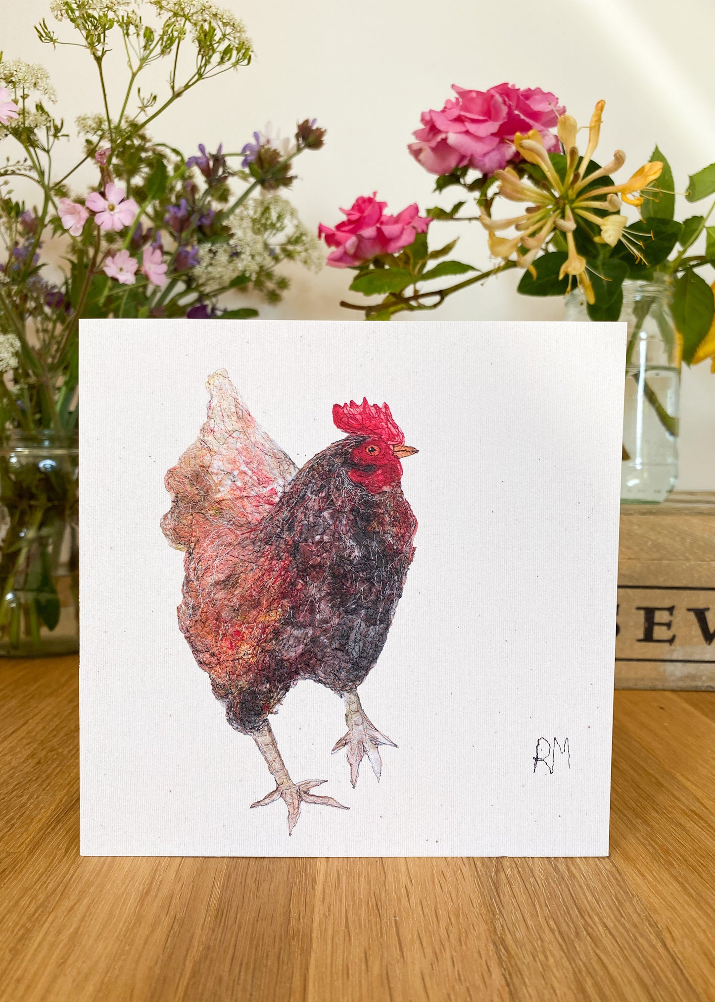 Chicken Greetings Card