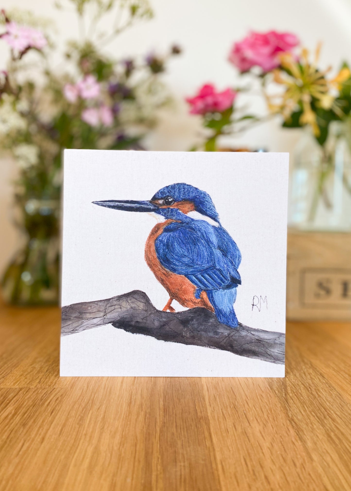 Kingfisher Greetings Card