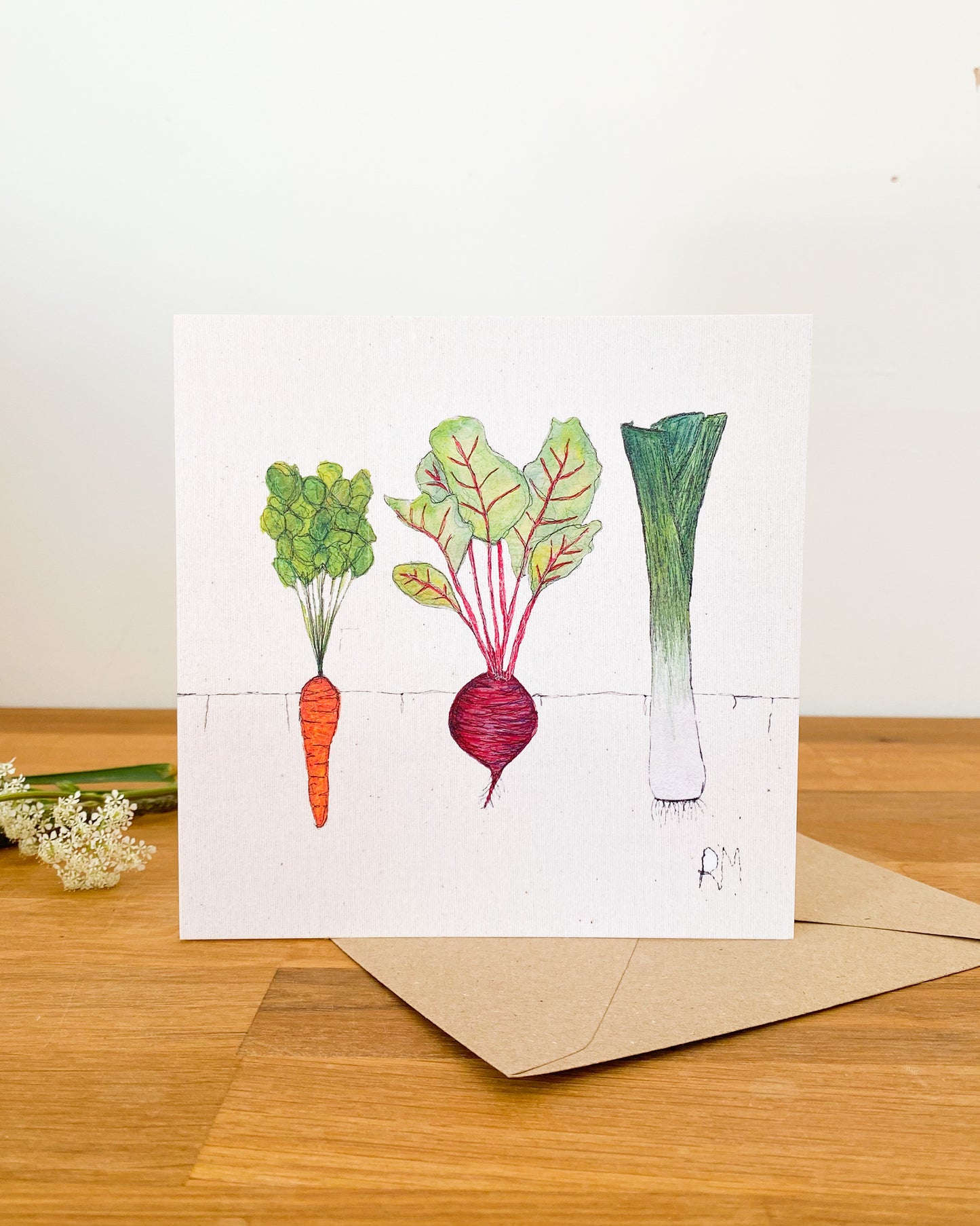 Vegetable Greetings Card