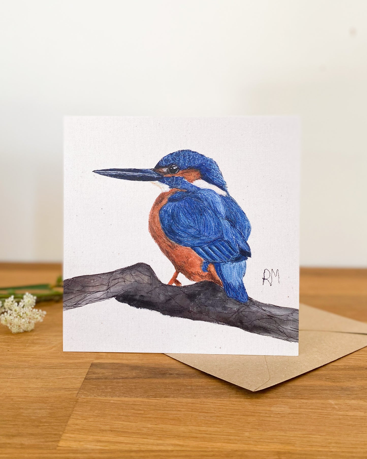 Kingfisher Greetings Card