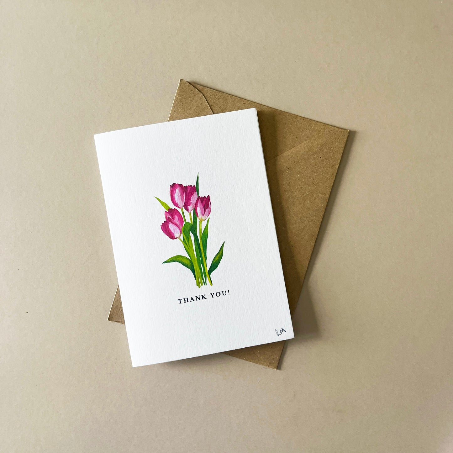 Floral Thank You Greetings Cards