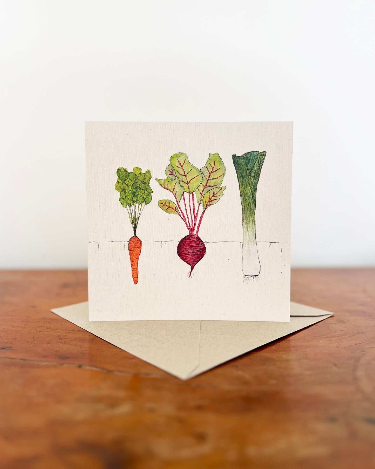 Vegetable Greetings Card