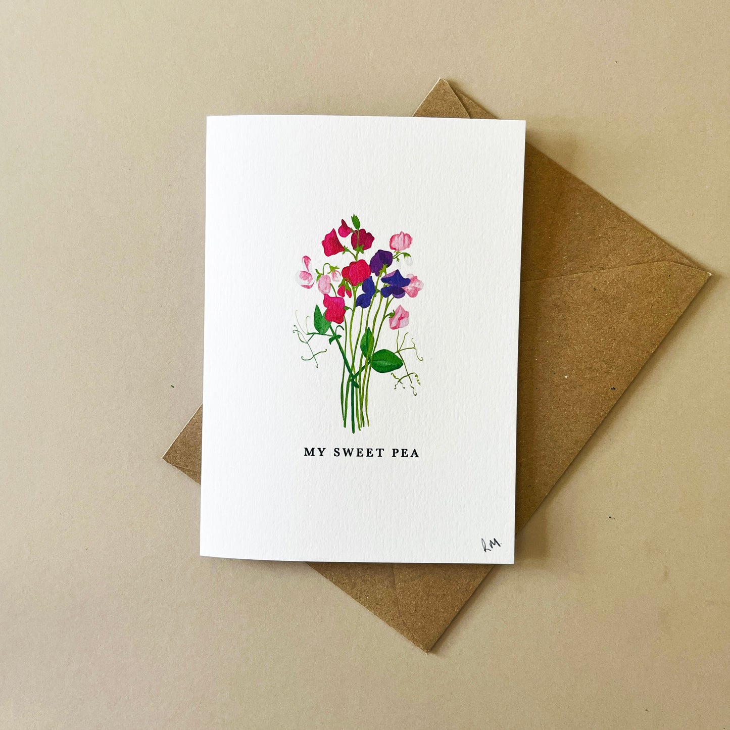 Floral Phrases Greetings Card Pack